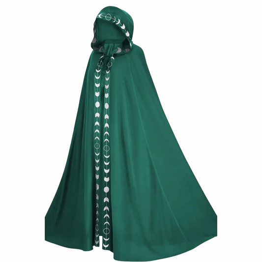 Emerald Green Moon Phase Cloak