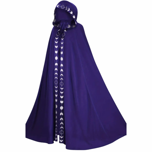 Violet Purple Moon Phase Cloak